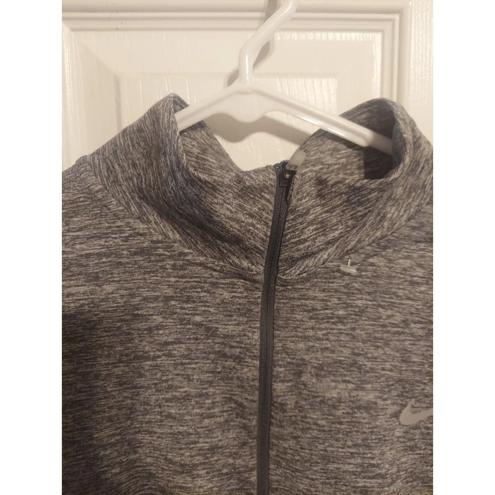 Nike Running Dri-Fit Grey Quarter Zip Pullover XL  Walking Crossfit Athletic - Picture 5 of 11